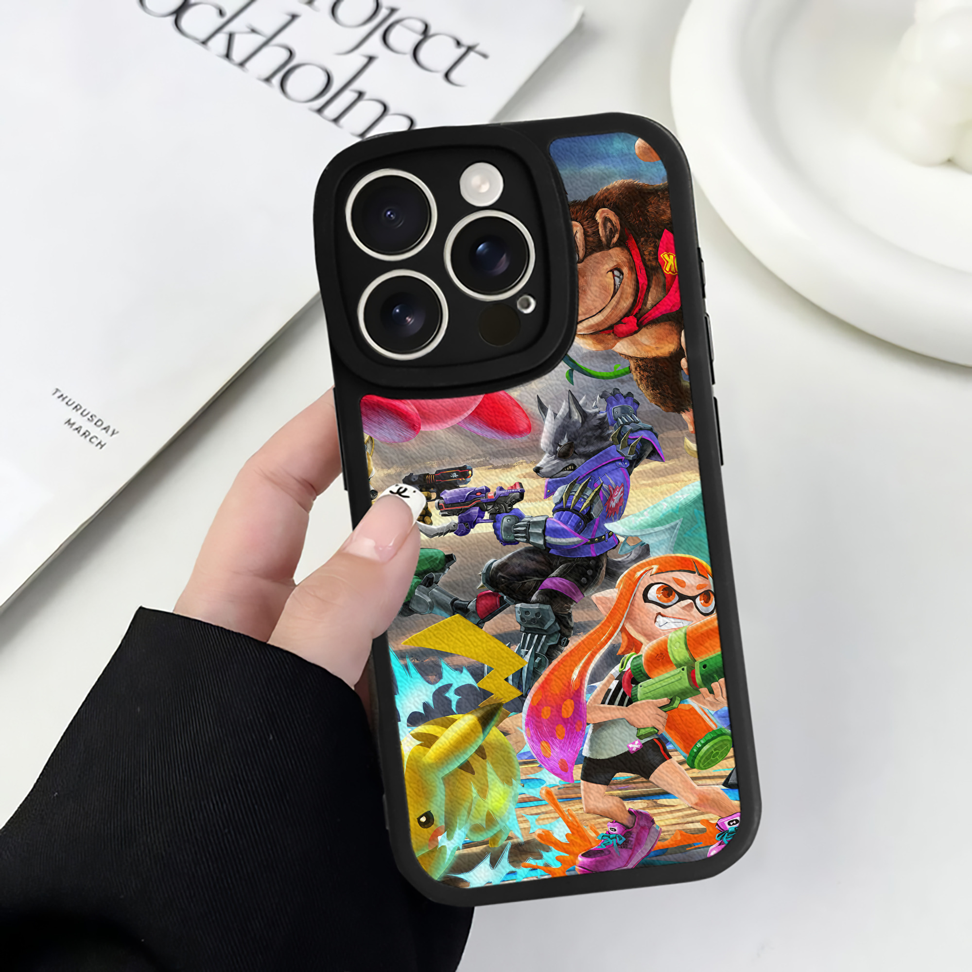 （画像用） ポケットモンスター Pokémon 【iPhone 16シリーズ対応】シリコンスマホケース（レザー調） 材質：シリコン